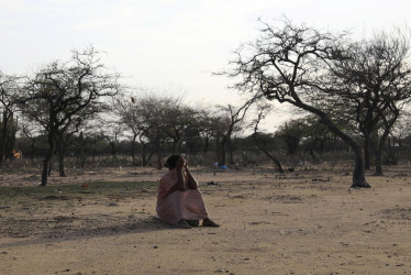 Desolación es lo que se vive en la comunidad Witka, en la zona rural de Manaure (La Guajira).