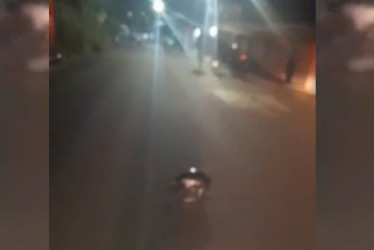 Motociclista murió anoche en accidente en San José (Caldas)