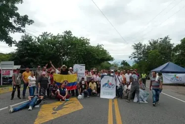 En el oriente de Caldas protestan contra el proyecto de Miel II y piden mesa de diálogo