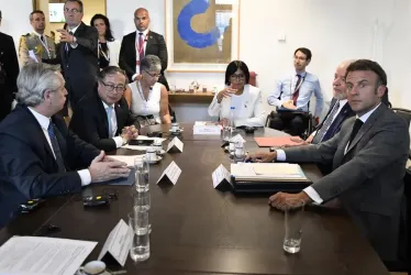 Petro, Macron, Lula y Fernández se reúnen en Bruselas con Gobierno venezolano y oposición