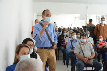 Luis Alfonso Mayorga, presidente de la Asociación de Usuarios de Salud Total en Chinchiná, habló sobre lo que sufren sus representados.