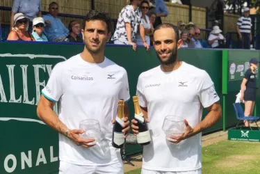 Robert Farah y Juan Sebastián Cabal, figuras del tenis colombiano.