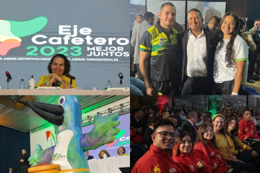 Los XXII Juegos Deportivos Nacionales y VI Paranacionales fueron ratificados y presentados ayer en Bogotá para el Eje Cafetero. Trochi, la mascota de las justas, abrió la programación.