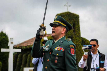El coronel José Francisco Candela lleva 24 años en el Ejército Nacional. Será comandante del Batallón Ayacucho hasta la próxima semana. 