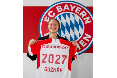Ana María Guzmán, del Deportivo Pereira al Bayern Múnich.