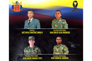 La estructura Franco Benavides asesinó al teniente José Martínez y a los comandos Juan Silva, Jean Yaguara y Jhan Sandoval en Cumbitara (Nariño).