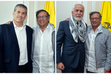 El presidente de Colombia se reunió con Gali Dagan, embajador israelí en Colombia, y con Raouf Almalki, representante diplomático de Palestina en el país.