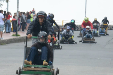 La carrera se inició en el barrio Chipre y terminó en La Francia. Se corrieron las modalidades de triciclos, patinetas, sillas de ruedas y carritos de balineras.