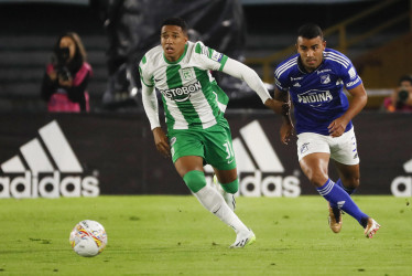 Dorlan Pabón les dio la ventaja a los verdes y Leonardo Castro igualó para los embajadores. La vuelta se jugará el 23 de noviembre en Medellín.
