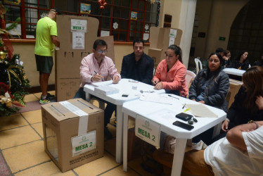Las urnas estuvieron a medio llenar en la jornada de ayer para votar por la constitución del Área Metropolitana del Centrosur de Caldas.