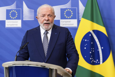 Luiz Inácio Lula da Silva, presidente de Brasil y líder del Partido de los Trabajadores.
