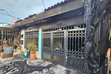 El incendio ocurrió en el barrio Santa Isabel de la capital opita.