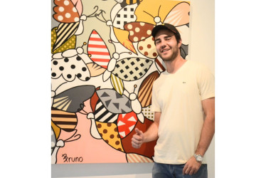 Bruno Ángel, artista manizaleño.