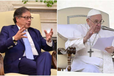 Gustavo Petro visitará al papa Francisco por primera vez como jefe del Estado colombiano. En febrero del 2022 se reunieron cuando el hoy presidente aún era candidato.