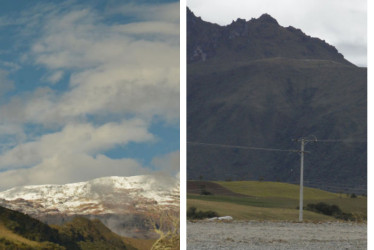 Volcán Nevado del Ruiz y volcán Cerro Bravo