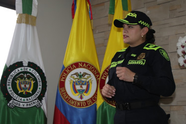 Liliana Andrea Jiménez Falla asumió en diciembre como comandante de la Policía de Caldas.