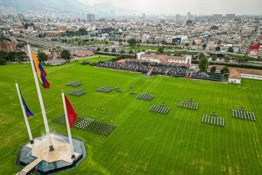 Esta es la Escuela Militar de Cadetes general José María Córdova del Ejército Nacional, en Bogotá. 