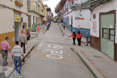 El punto de Susuerte afectado en Salamina. Foto Google maps