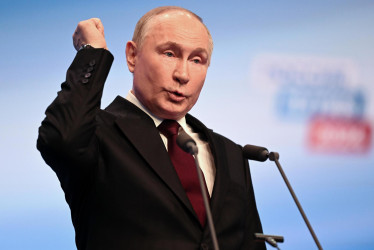 Vladímir Putin ganó por tercera vez consecutiva las elecciones presidenciales en Rusia.
