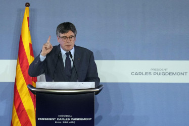 Carles Puigdemont, expresidente de la Generalitat de Cataluña.