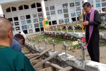 Blanca Yaneth Ramírez Aristizábal, de 64 años, fue sepultada el pasado jueves por Fray Juan.