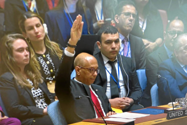 Foto | EFE | LA PATRIA  Estados Unidos ha vetado 40 resoluciones de la ONU en apoyo de Israel desde 1948.