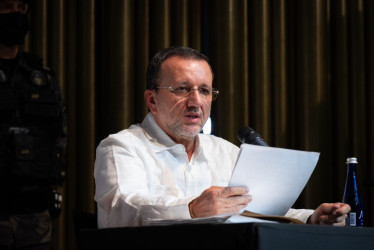 Carlos Mario Jiménez, alias Macaco, exjefe del frente paramilitar Bloque Central Bolívar de las Autodefensas Unidas de Colombia.