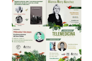 La programación para mañana de los caldenses en la Feria Internacional del Libro de Bogotá. 