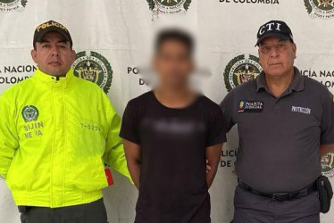 El sujeto fue capturado por uniformados de la Policía Metropolitana de Barranquilla.