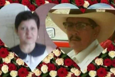 Los esposos asesinados, Luz Amparo Ramírez y José Ramiro Ramírez.