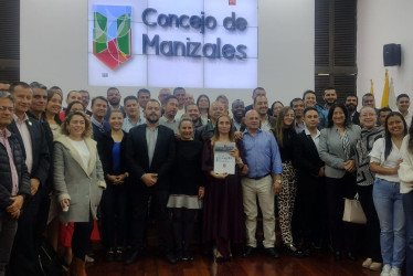 La Alcaldía y el Concejo de Manizales celebraron la aprobación del Plan de Desarrollo.
