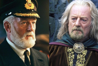 Bernard Hill interpretó al capitán Edward Smith y al rey Théoden 