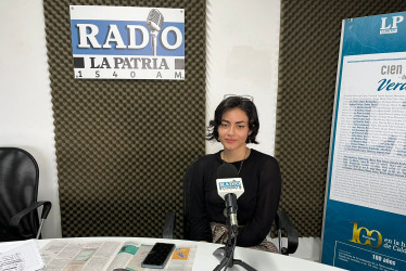 Ángela Gaviria, estudiante de Filosofía y Letras de la Universidad de Caldas 