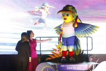 La presentación de Kinti, la mascota oficial de Mundial Femenino Sub-20, se realizó ayer en Medellín.