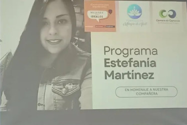 La Cámara de Comercio de Manizales por Caldas creó que programa Estefanía Martínez para abordar la violencia basada en género.