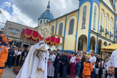Procesión del Corpus Christi en Aranzazu.