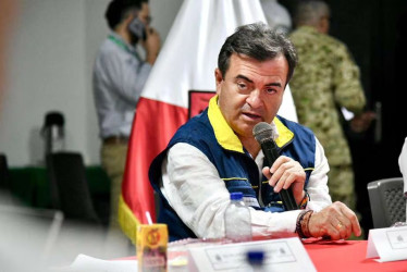 Olmedo López, exdirector de la Unidad Nacional de Gestión de Riesgos y Desastres. 