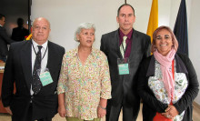 Felipe Gutiérrez, Mónica Estrada, María Cristian Cardona, y Héctor Aricapa.