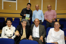 De pie: Juan Pablo Ramírez, Obdulio y Julián Hernández. Sentadas: Margoth Buriticá, Eunice Buriticá, Osvaldo Hernández y Marina Rendón.