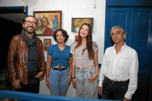 Fotos | Argemiro Idárraga | LA PATRIA Carlos Molano, María Paula Hurtado, Angélica Cardona y Ulises Giraldo.