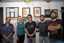 --P2: Fredy Carvajal, Lina Molano, Jorge Molano, Santiago Buitrago y Jhon Jairo Buitrago.