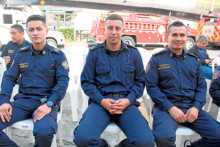 Víctor Toro, Andrés Felipe Ramírez, Cristian Camilo Marín.