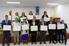 Especialistas en Derechos Humanos graduados en Manizales.