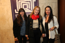 Mariana Salgado, Nelly Jiménez y Mónica Salgado.