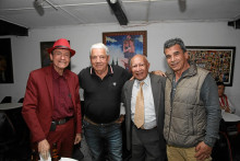 Gabriel Ortiz, William Ramírez, Jairo Castro Eusse y Miguel Santiago.
