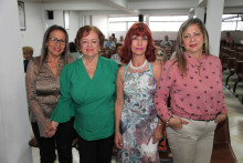 Diana María León, Cecilia Giraldo, Amparo Granados y Consuelo Marín.