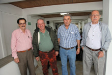 Pablo Emilio Gallo, Carlos Alberto Escobar, Rogelio Alzate Hernández y José Arturo Valencia Marín.