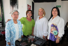 Graciela Jiménez Arango, Ubelny Cardona Giraldo, María Consuelo Londoño López y María Luisa Ama.