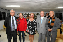 Antonio Franklin Muñoz, Magnolia Muñoz, María Lourdes Muñoz, Germán Conde Betancur y Óscar Gaviria Valencia.