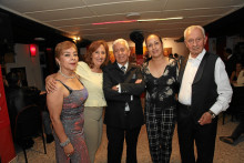 Ángela Guzmán, Saida Ramírez, Javier Márquez, Gloria Inés Alzate y Javier Osorio.